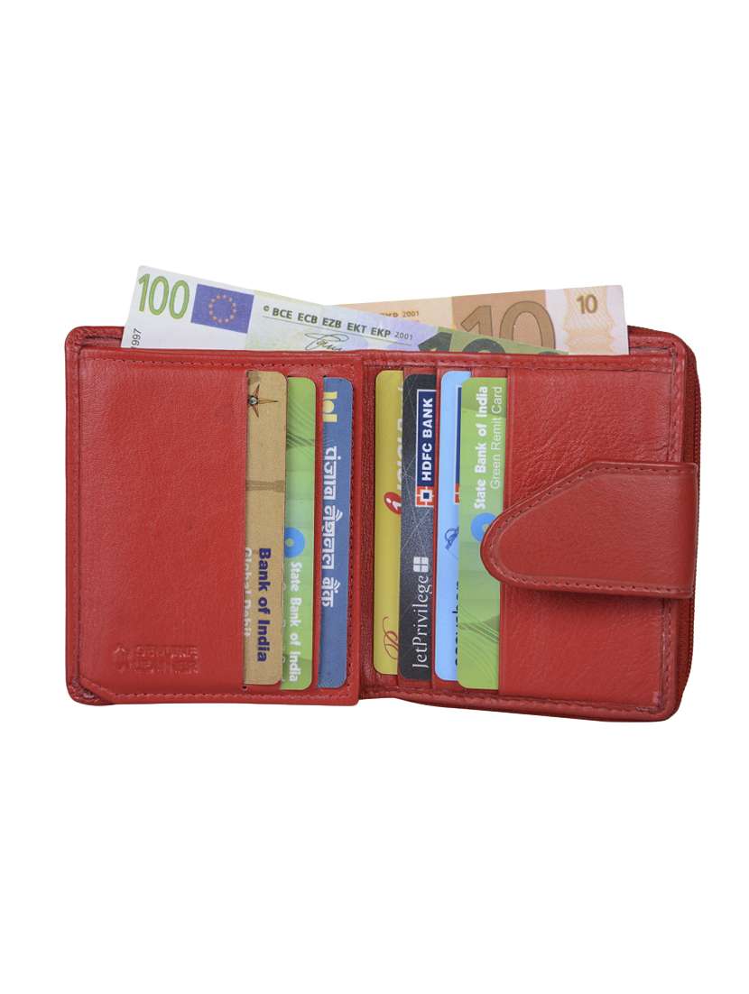 red leather wallet - 14742859 -  Standard Image - 2