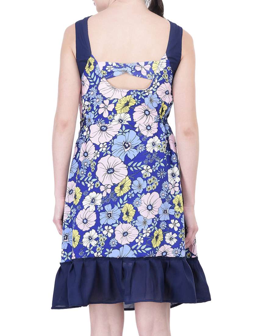 women's fit & flare floral dress - 14745870 -  Standard Image - 2