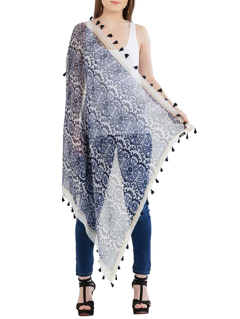women's floral print stole - 14749088 -  Standard Image - 2