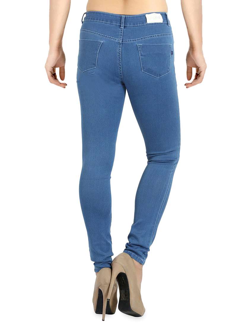 women's plain slim fit jeans - 14750574 -  Standard Image - 2