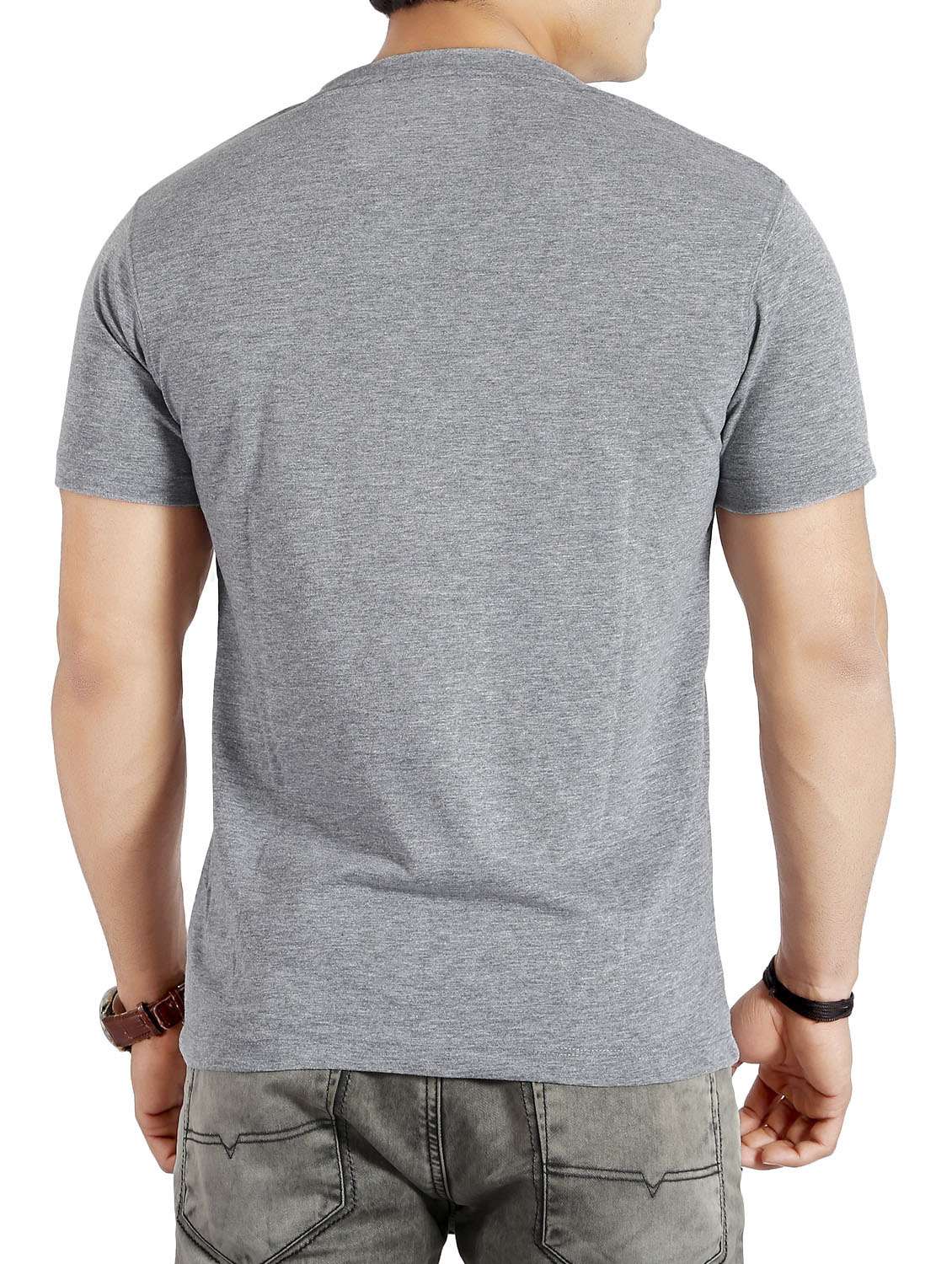 men round neck front print t-shirt - 14751072 -  Standard Image - 2