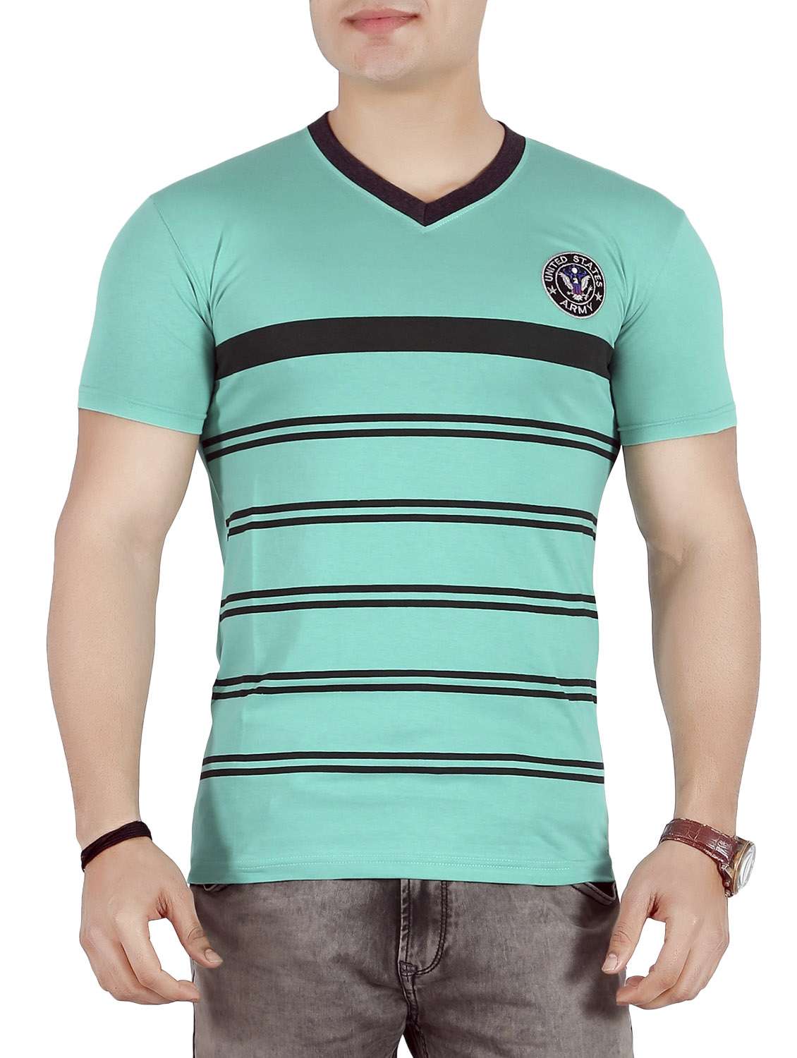 green cotton t-shirt - 14755962 - Zoom Image - 0