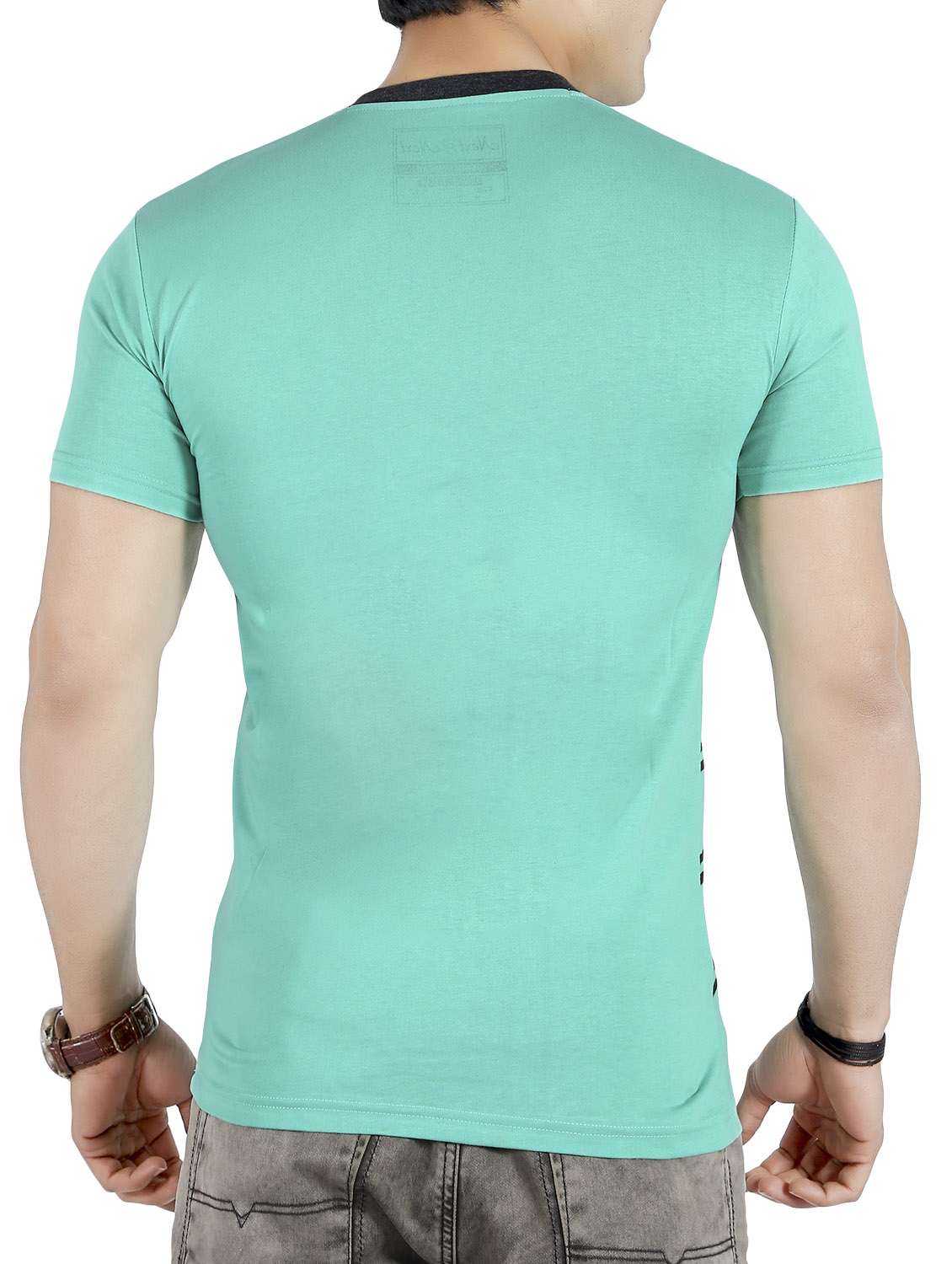 green cotton t-shirt - 14755962 - Standard Image - 2