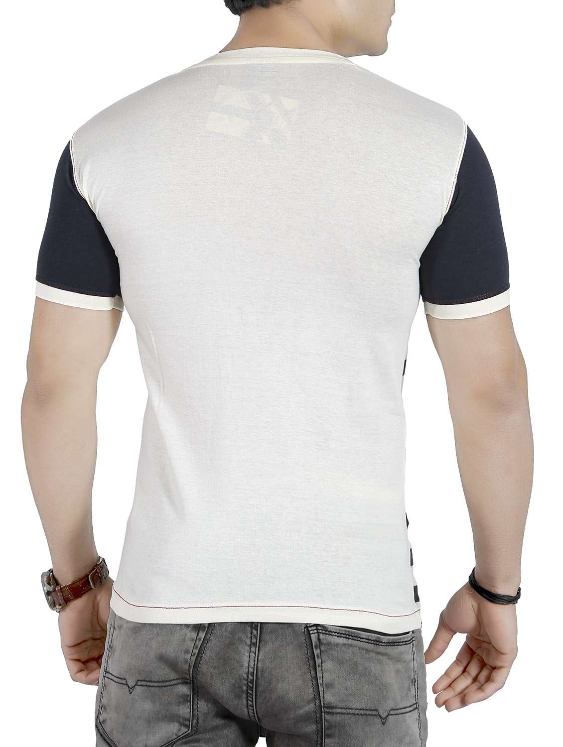 beige cotton t-shirt - 14755969 - Standard Image - 2