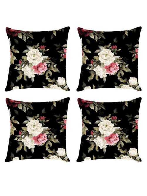digital printed cushion cover with flower design set of 4 - 14766399 -  Standard Image - 0