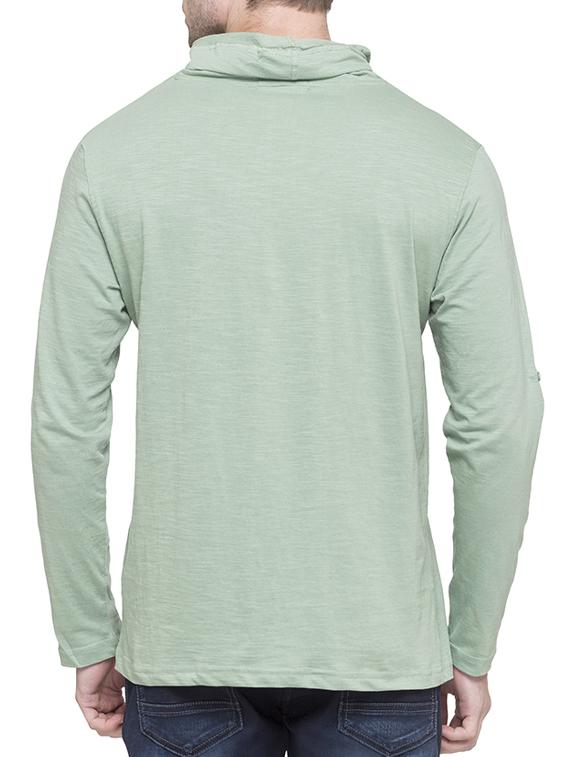 green cotton t-shirt - 14770367 - Standard Image - 2