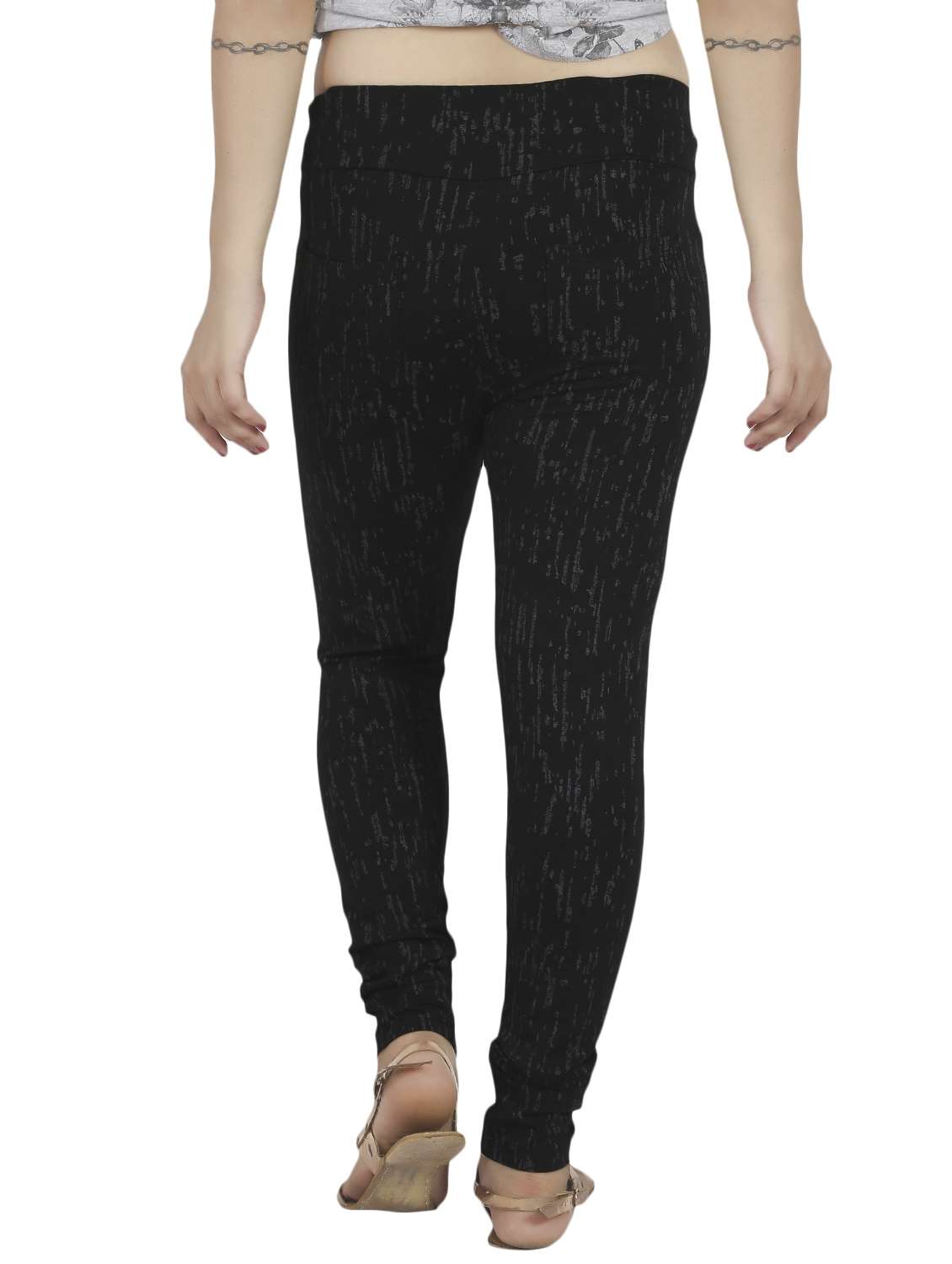 black cotton jegging - 14771857 -  Standard Image - 2