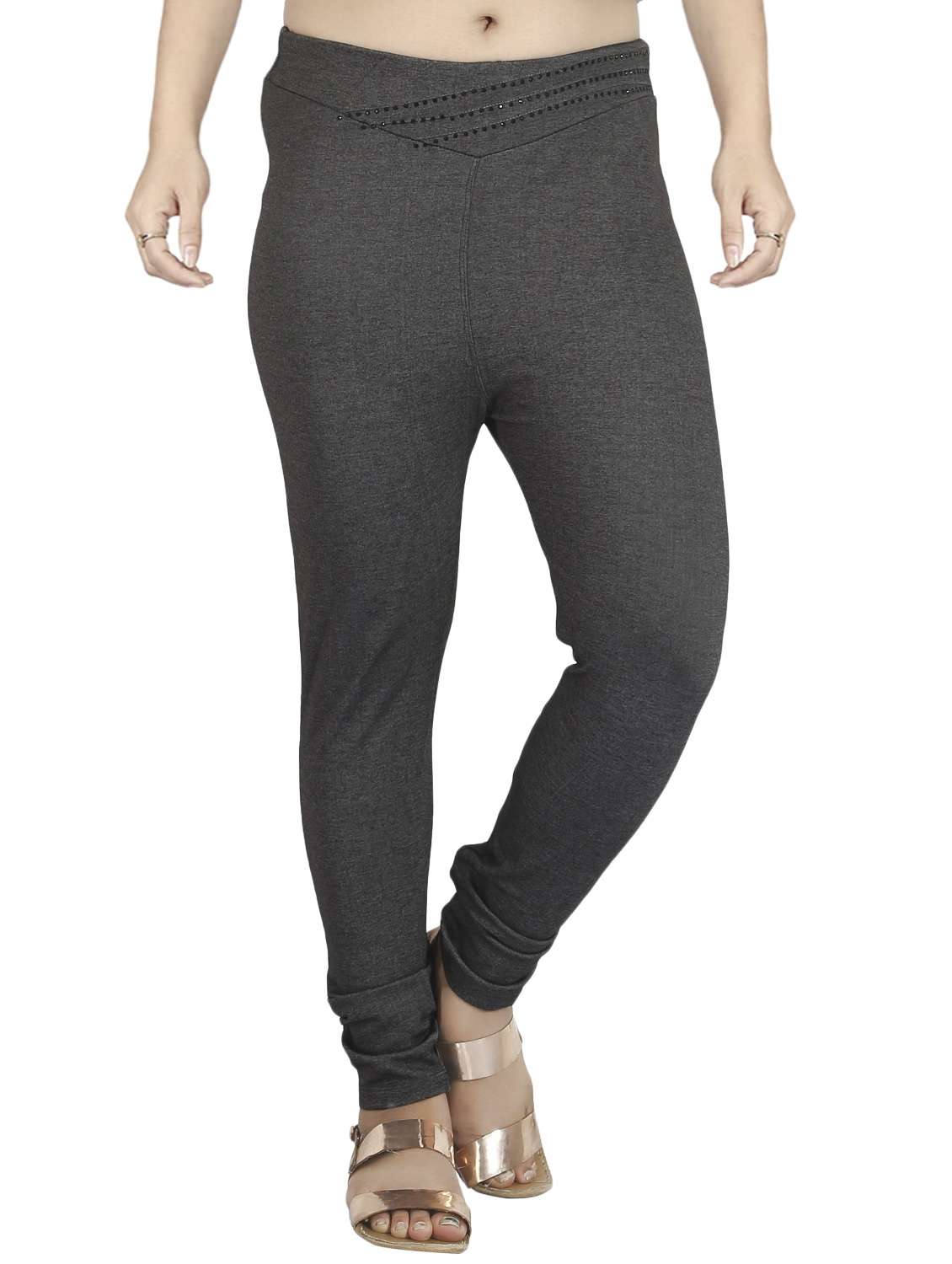 grey cotton jeggings - 14771860 -  Zoom Image - 0