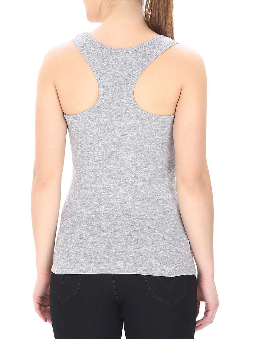grey cotton tank tee - 14774643 -  Standard Image - 2