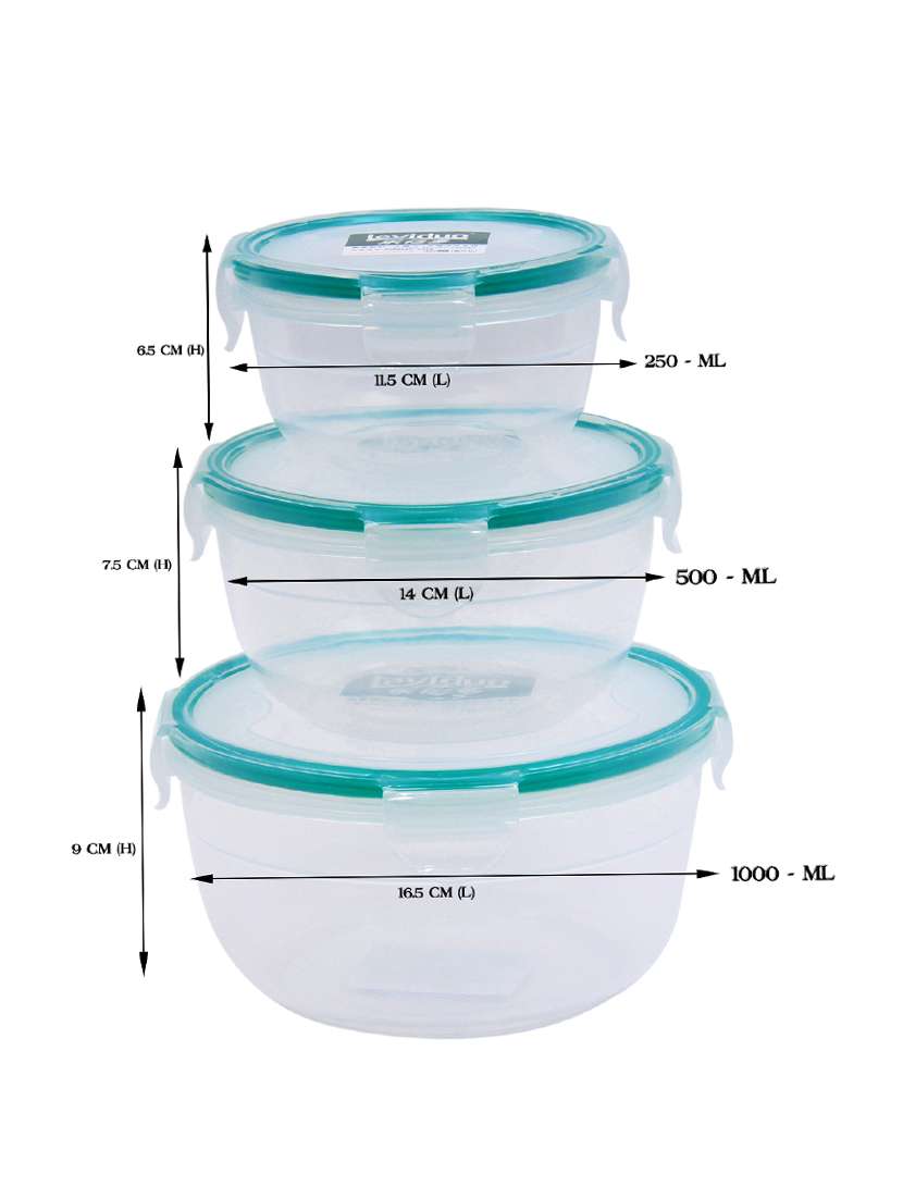 green lock cover lid storage box- set of 3 - 14776042 -  Standard Image - 2