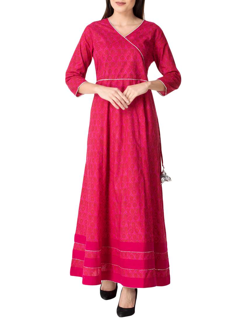 printed  a-line kurta