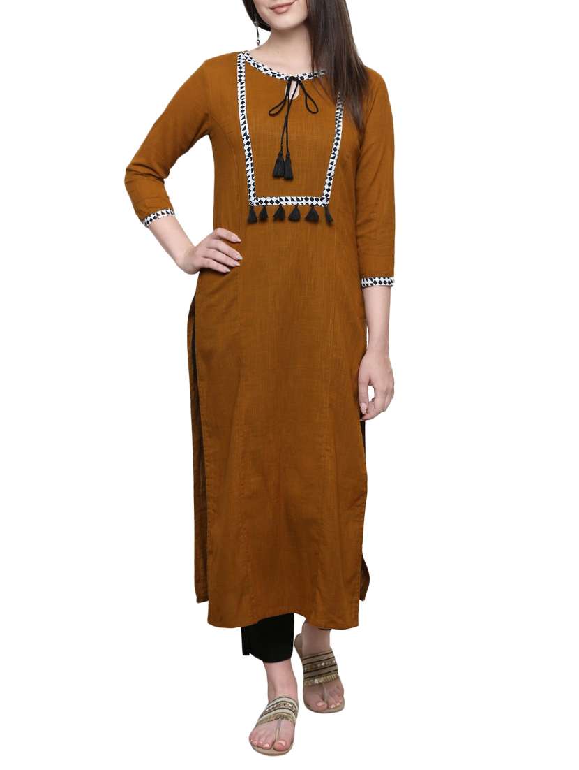 women's straight kurta