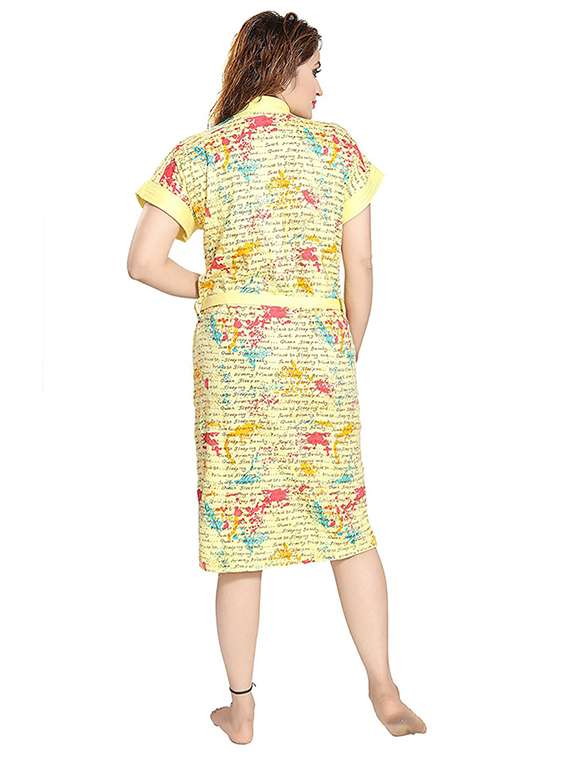 pink book print women bath robe - 14779734 -  Standard Image - 2