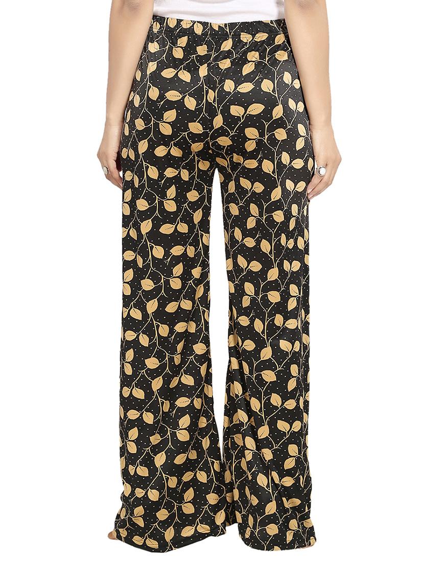 black printed pajama - 14779794 - Standard Image - 2