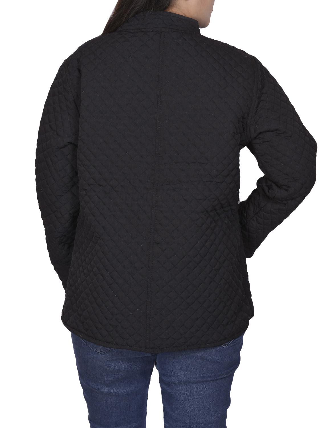 black quilted jacket - 14783080 - Standard Image - 2