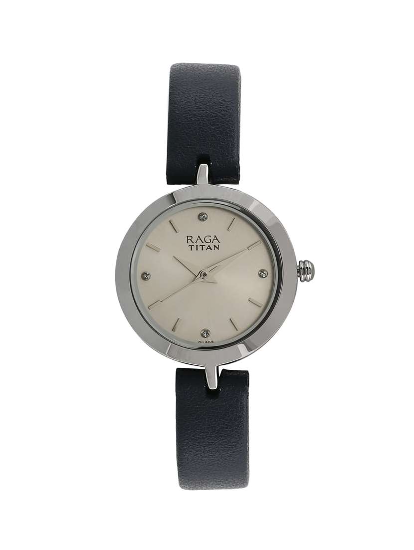 titan beige dial  watch for women - 2540sl01