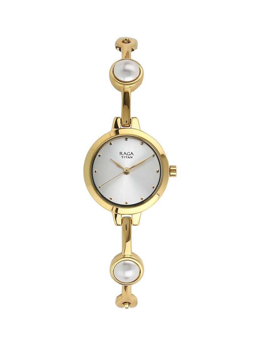 titan white dial  watch for women - 2576ym01