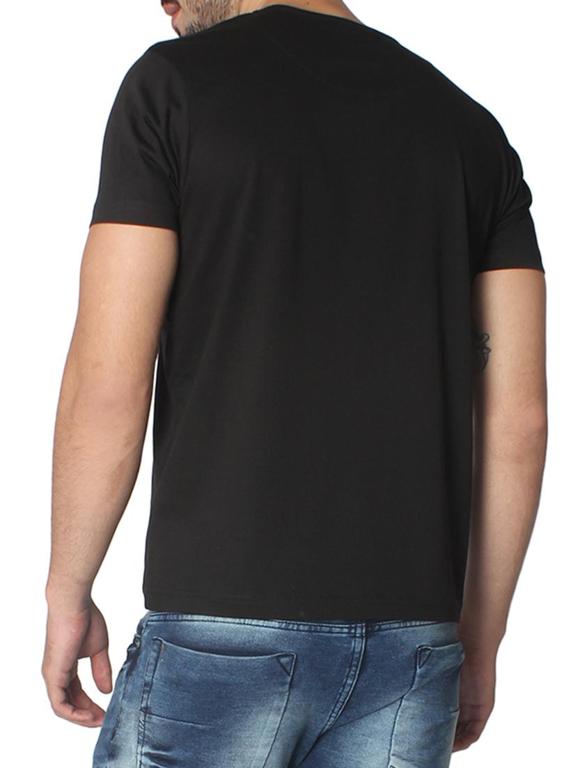 black cotton t-shirt - 14789556 - Standard Image - 2