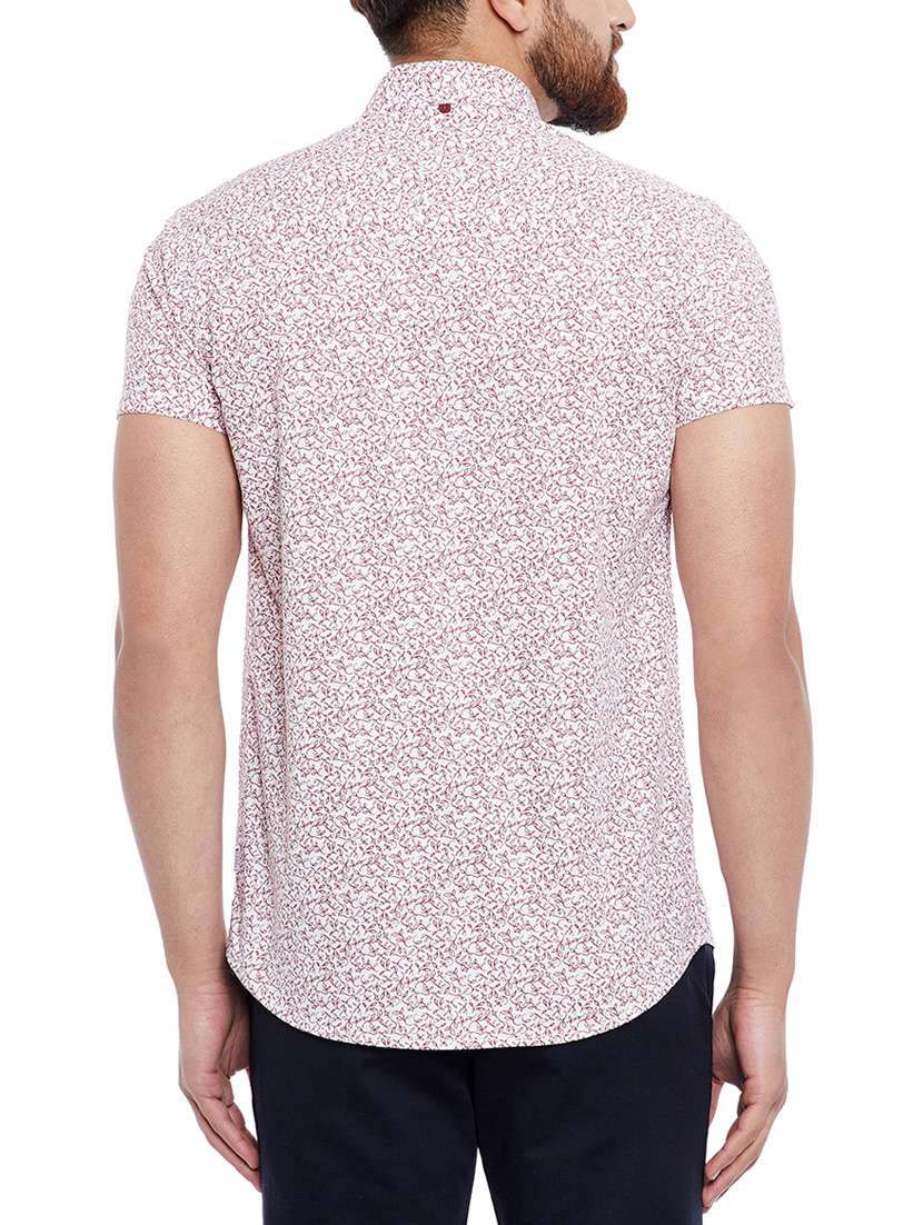 red cotton casual shirt - 14791397 -  Standard Image - 2