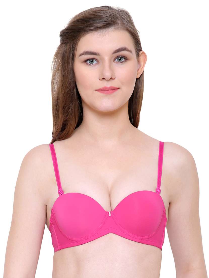 pink push up bra
