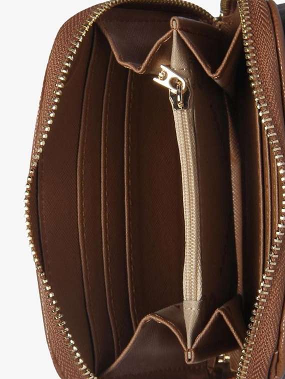 brown leatherette wallet - 14797764 -  Standard Image - 2