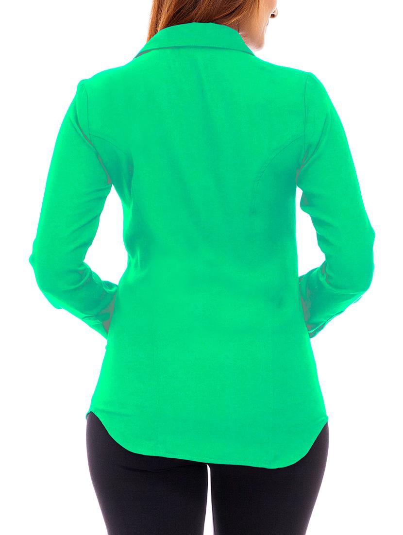concealed placket solid shirt - 14800718 - Standard Image - 2