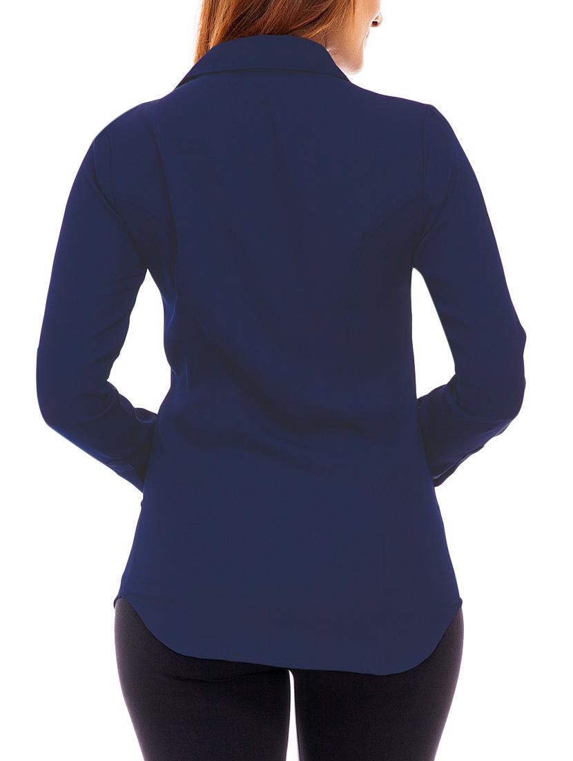 concealed placket long sleeved shirt - 14800719 - Standard Image - 2