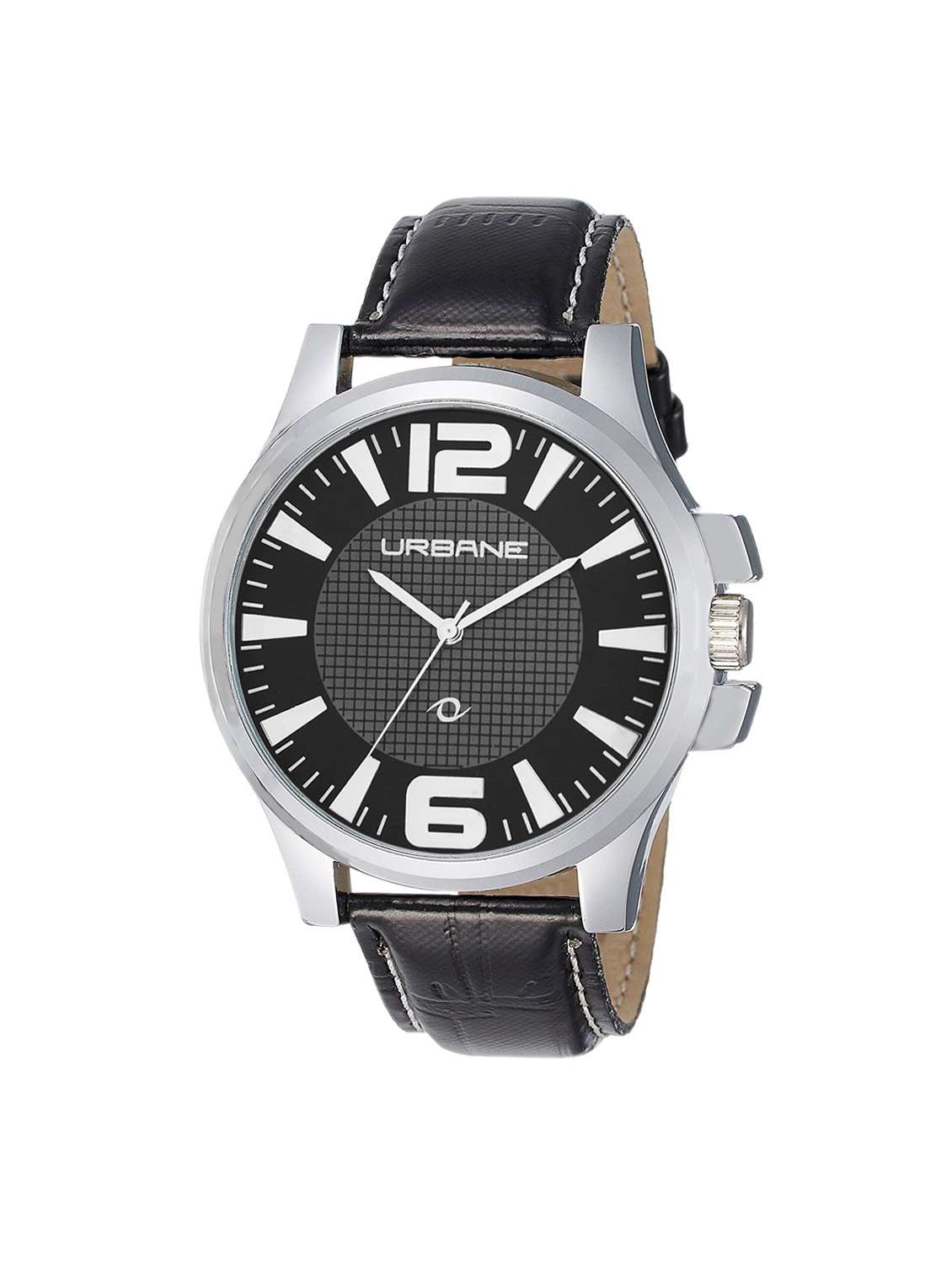 urbane by maxima black dial watch  for men  - u-40741lagi