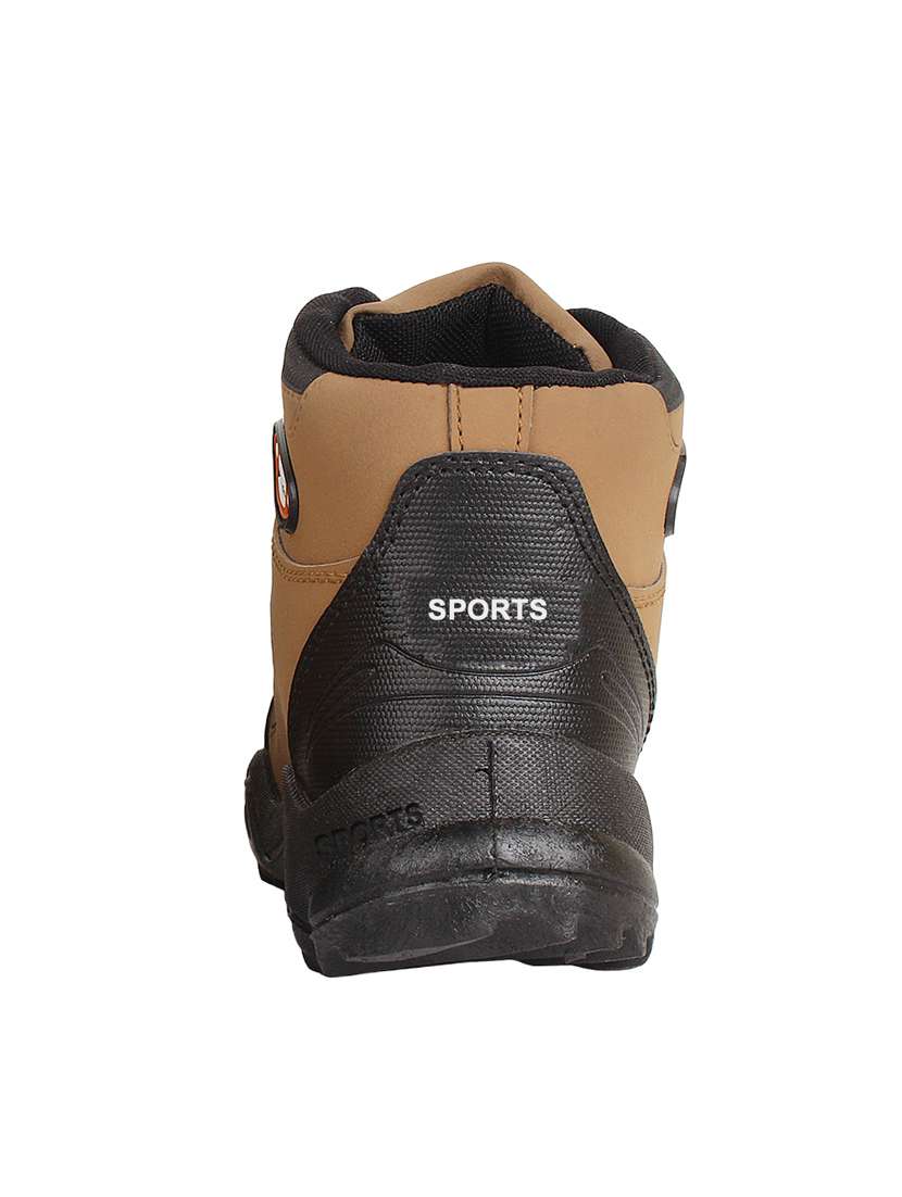 brown leatherette trekking shoe - 14810965 -  Standard Image - 2