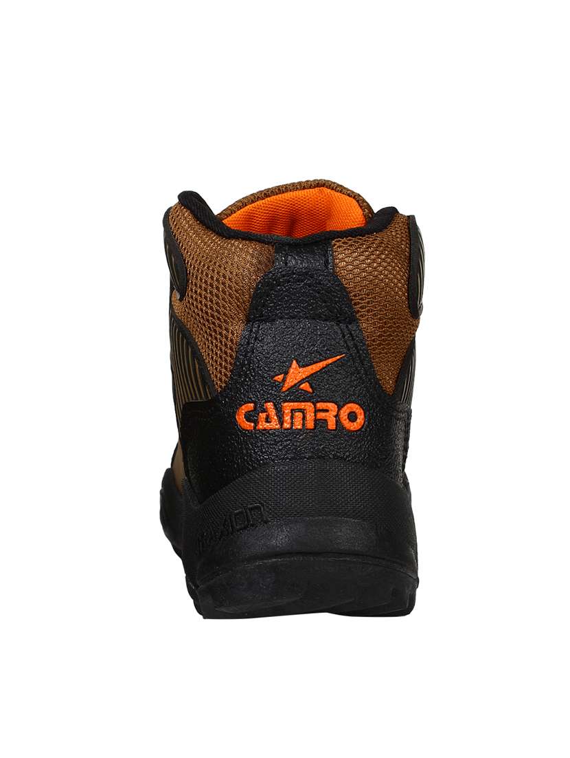 brown leatherette trekking shoe - 14810975 -  Standard Image - 2