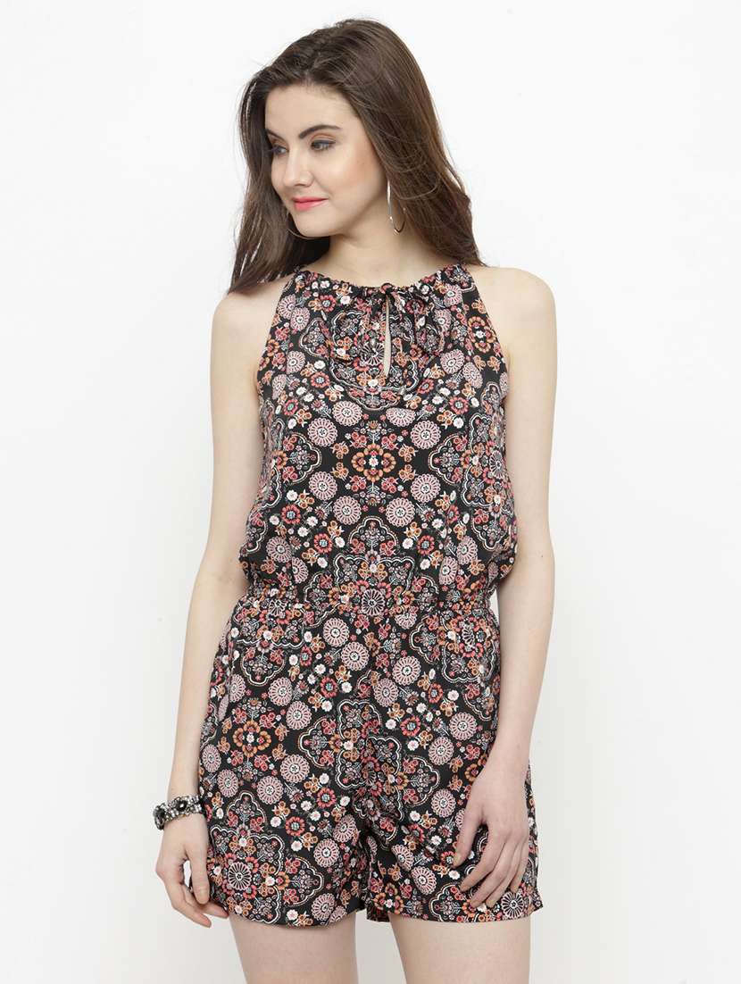 Multi Colored Romper Jumpsuit