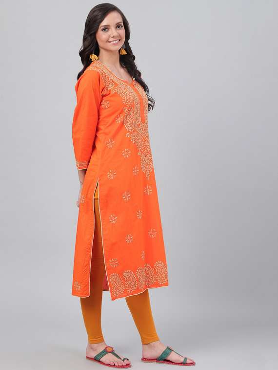 women's straight kurta - 14815957 -  Standard Image - 2