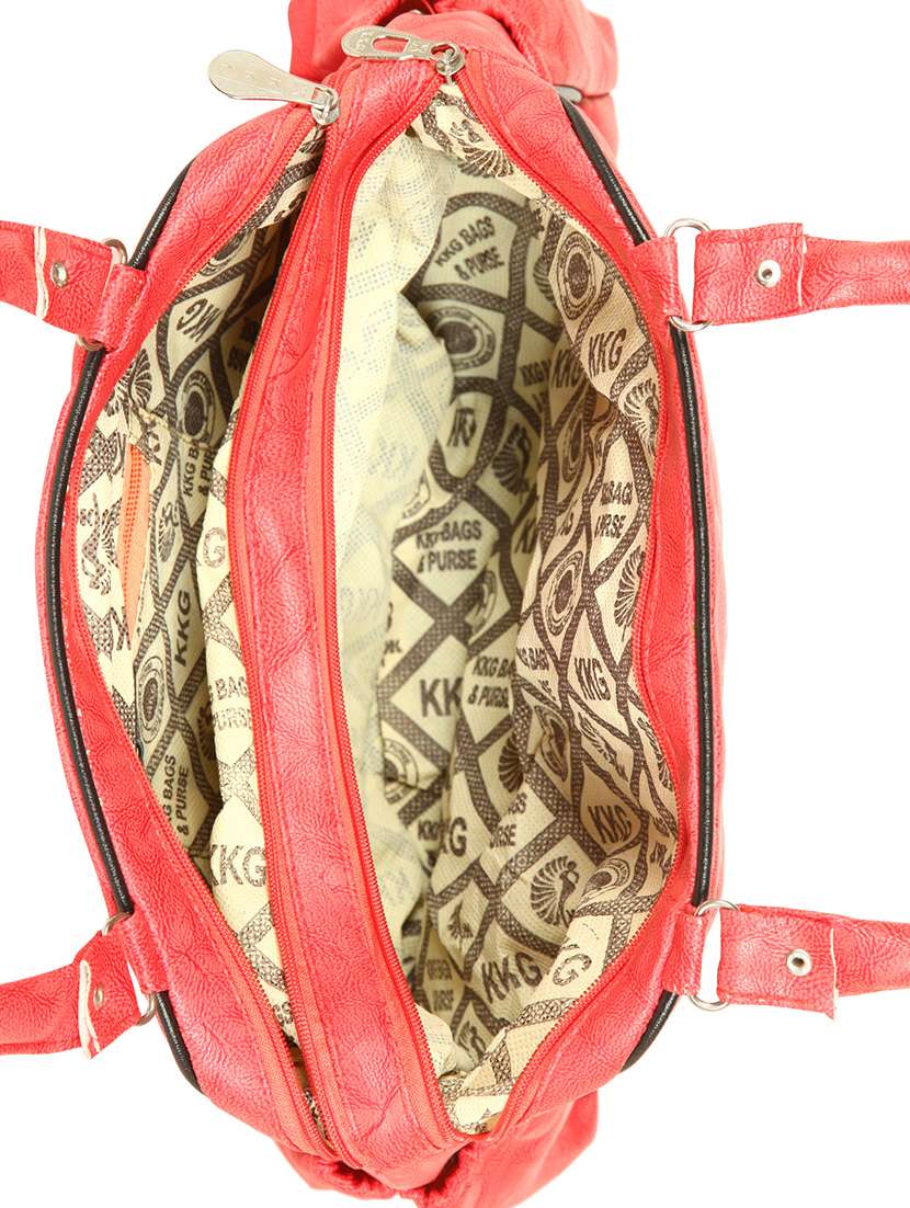 pink leatherette  regular handbag - 14816517 -  Standard Image - 2