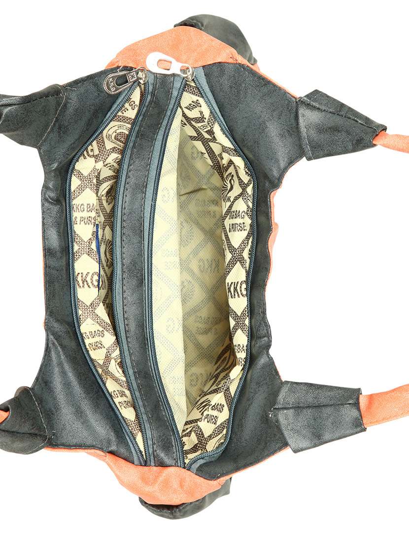 peach leatherette regular handbag - 14816519 -  Standard Image - 2