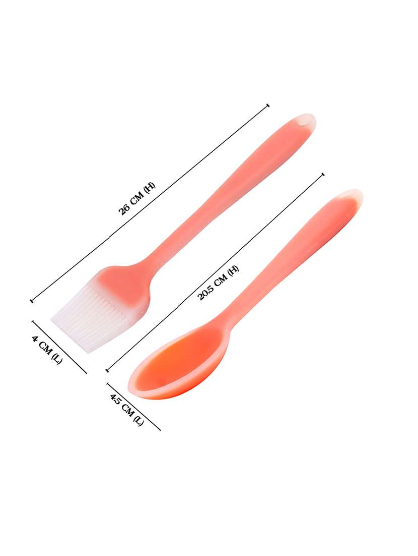 orange silicone made ladle & basting brush - 14818050 -  Standard Image - 2
