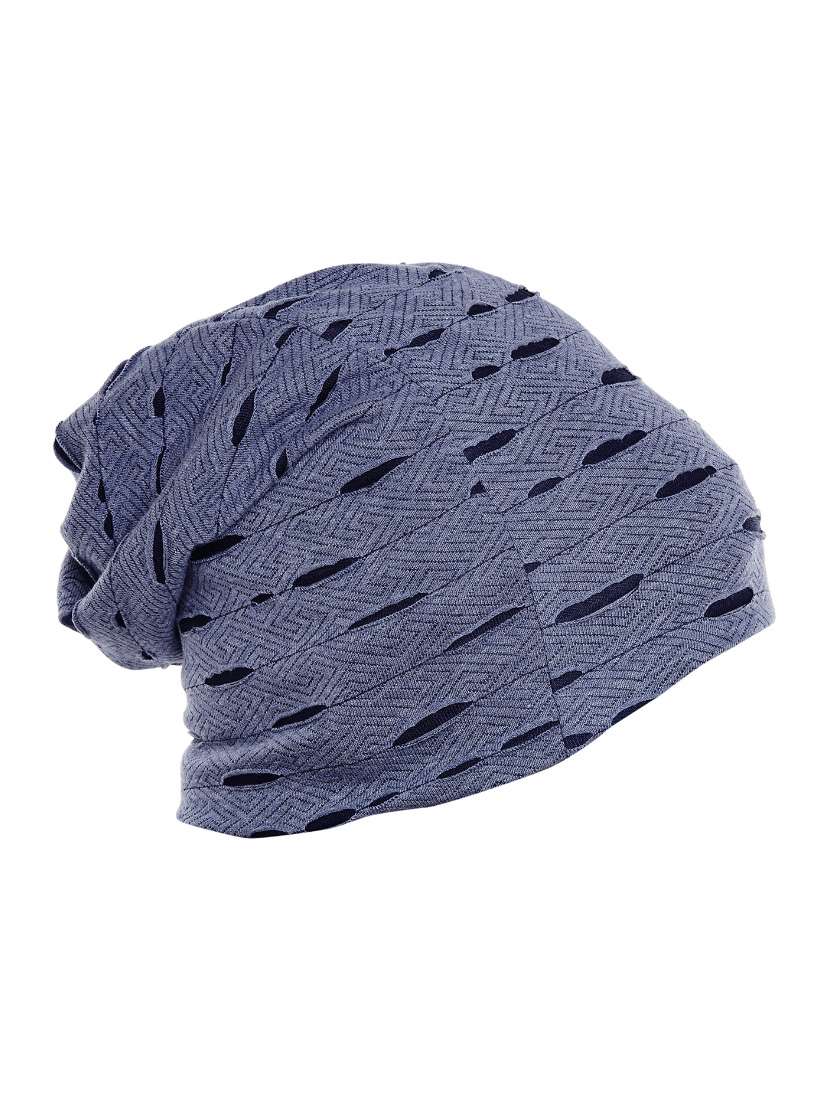 blue cotton beanies cap