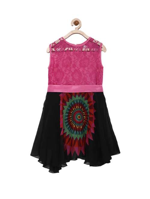 girls round neck sleeveless frock - 14842328 -  Standard Image - 0