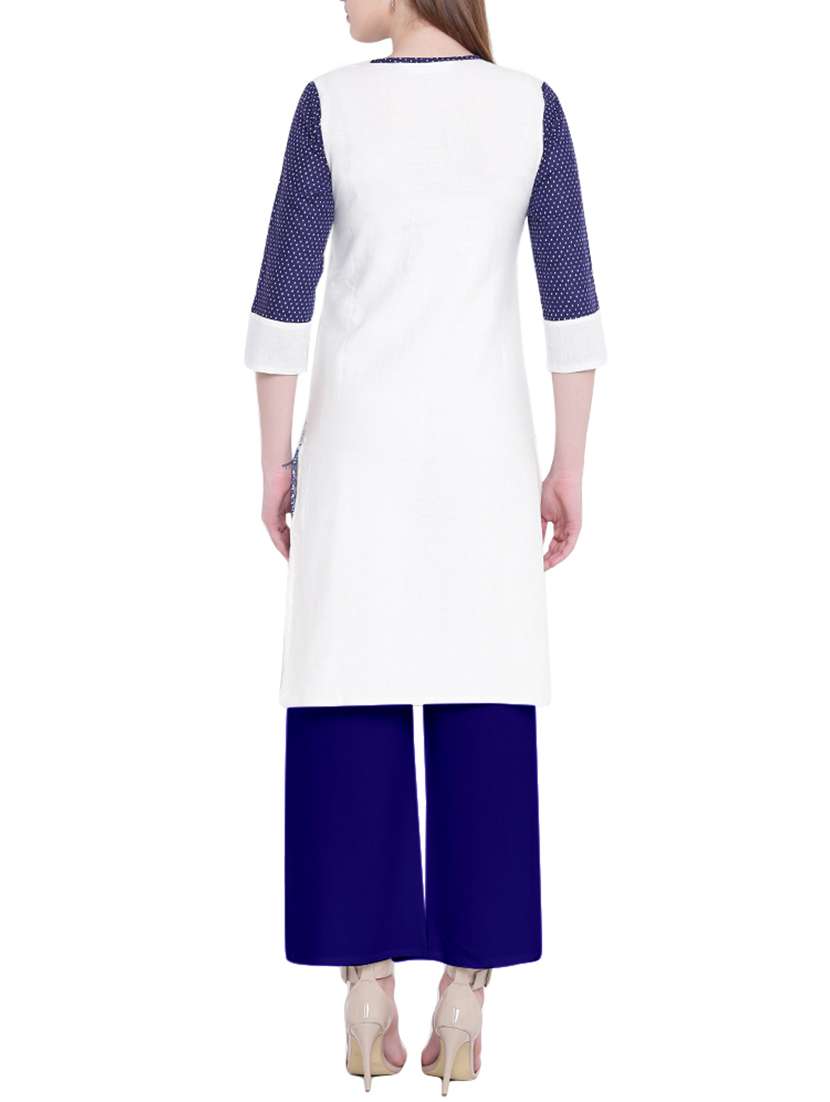women's straight kurta - 14846137 - Standard Image - 2
