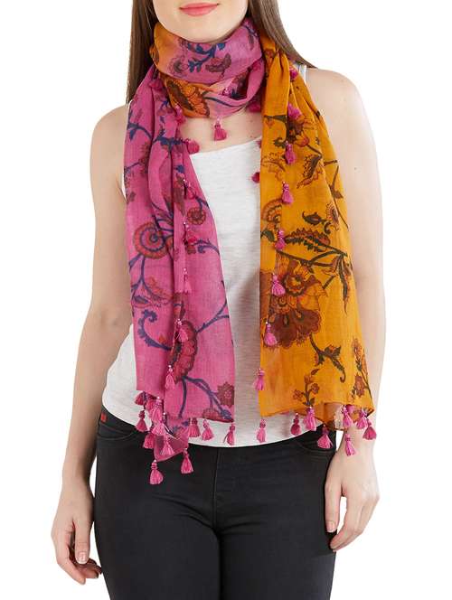 women's floral print stole - 14847386 - Standard Image - 0