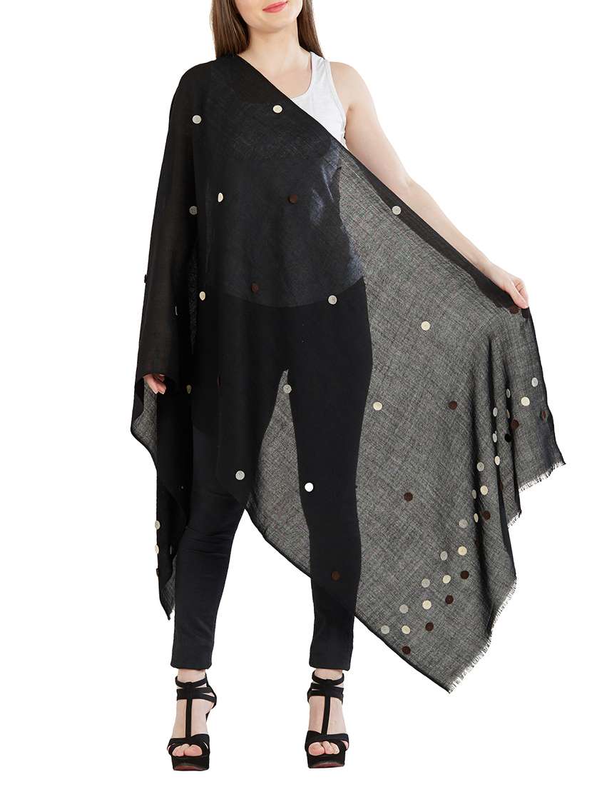 women's polka dots print stole - 14847387 - Standard Image - 2