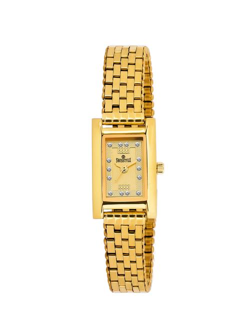 swisstyle golden watch for women - 14847633 - Standard Image - 0