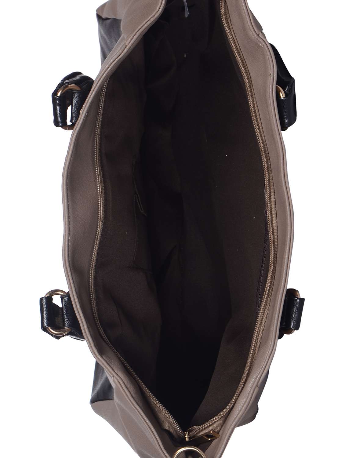 brown leatherette  regular handbag - 14848783 -  Standard Image - 2