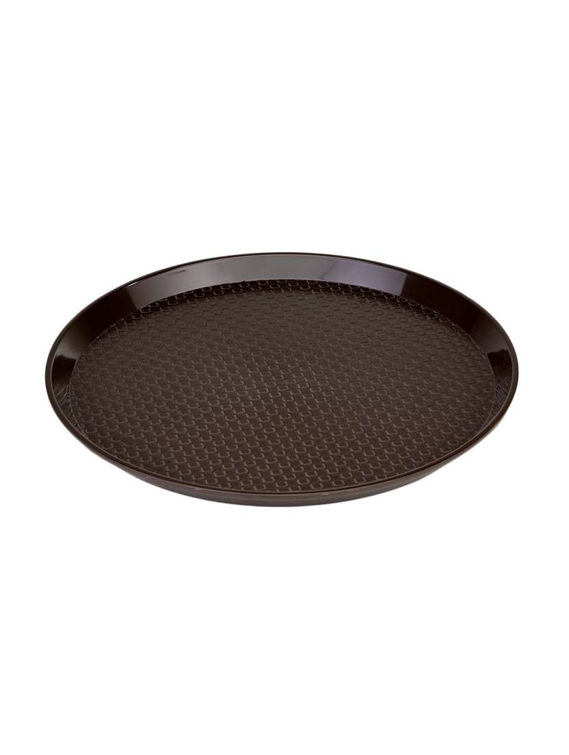 abs plastic cafeteria tray round