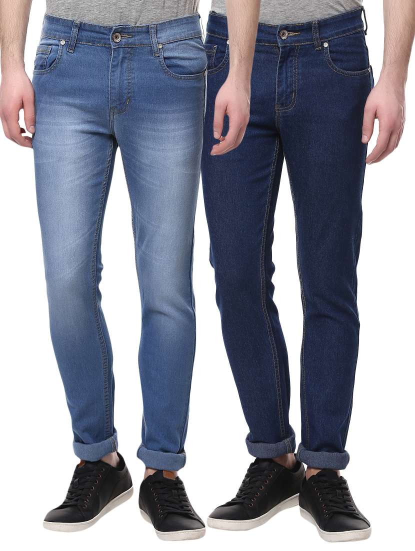 blue denim washed jeans