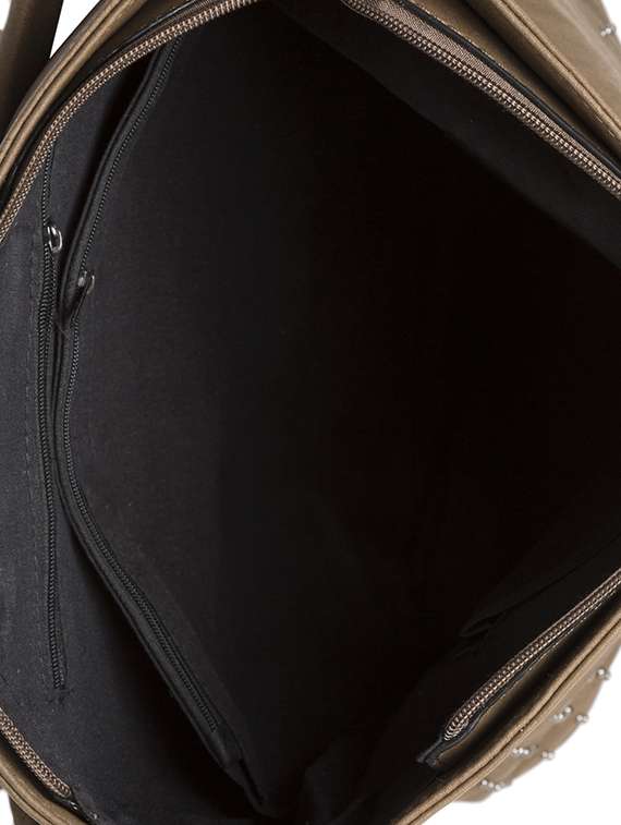 brown leatherette  hobo handbag - 14861556 -  Standard Image - 2