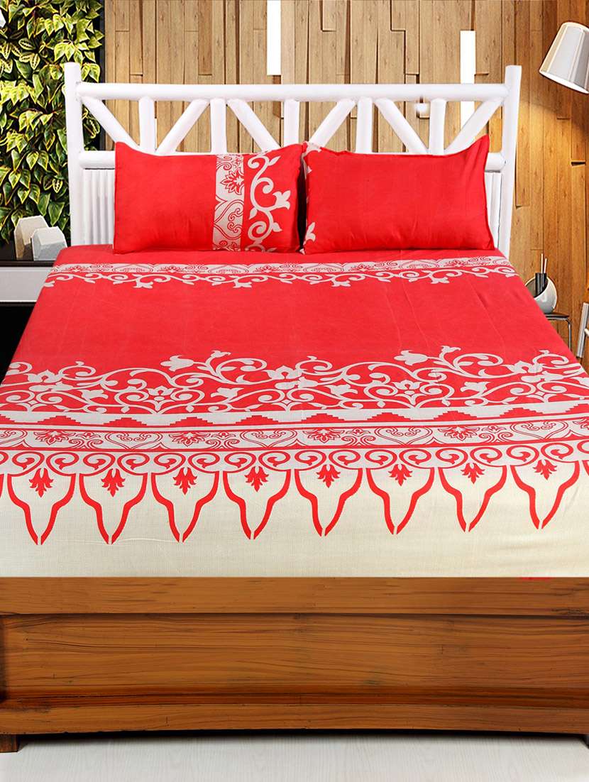 3d printed double bedsheet with 2 pillow covers