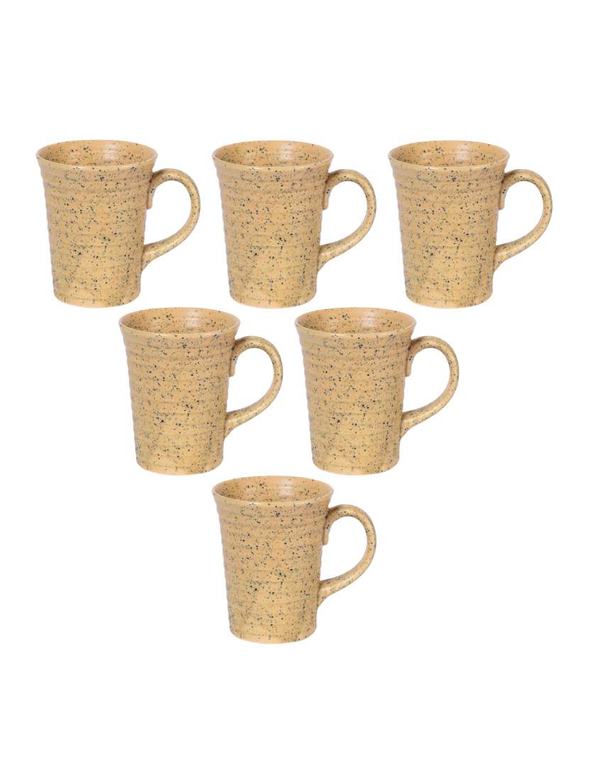 Ceramic Hand Crafted Mug Set (Set Of 6)