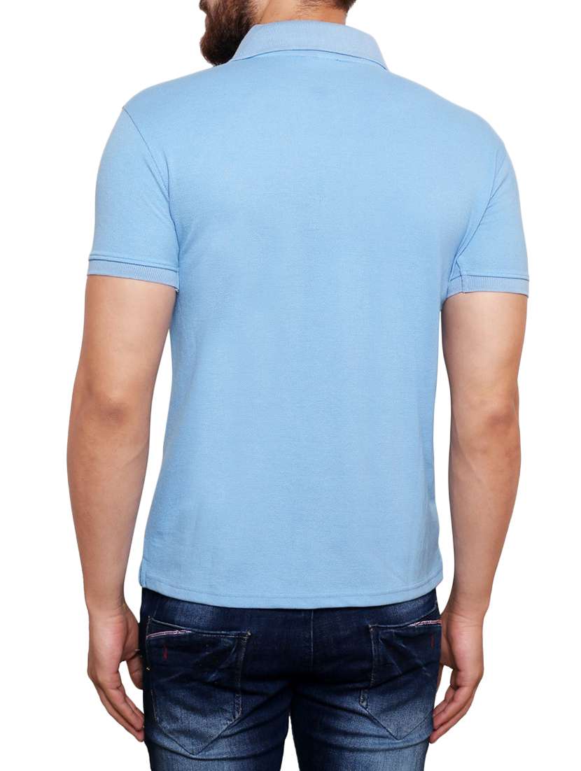 light blue cotton t-shirt - 14875099 -  Standard Image - 2