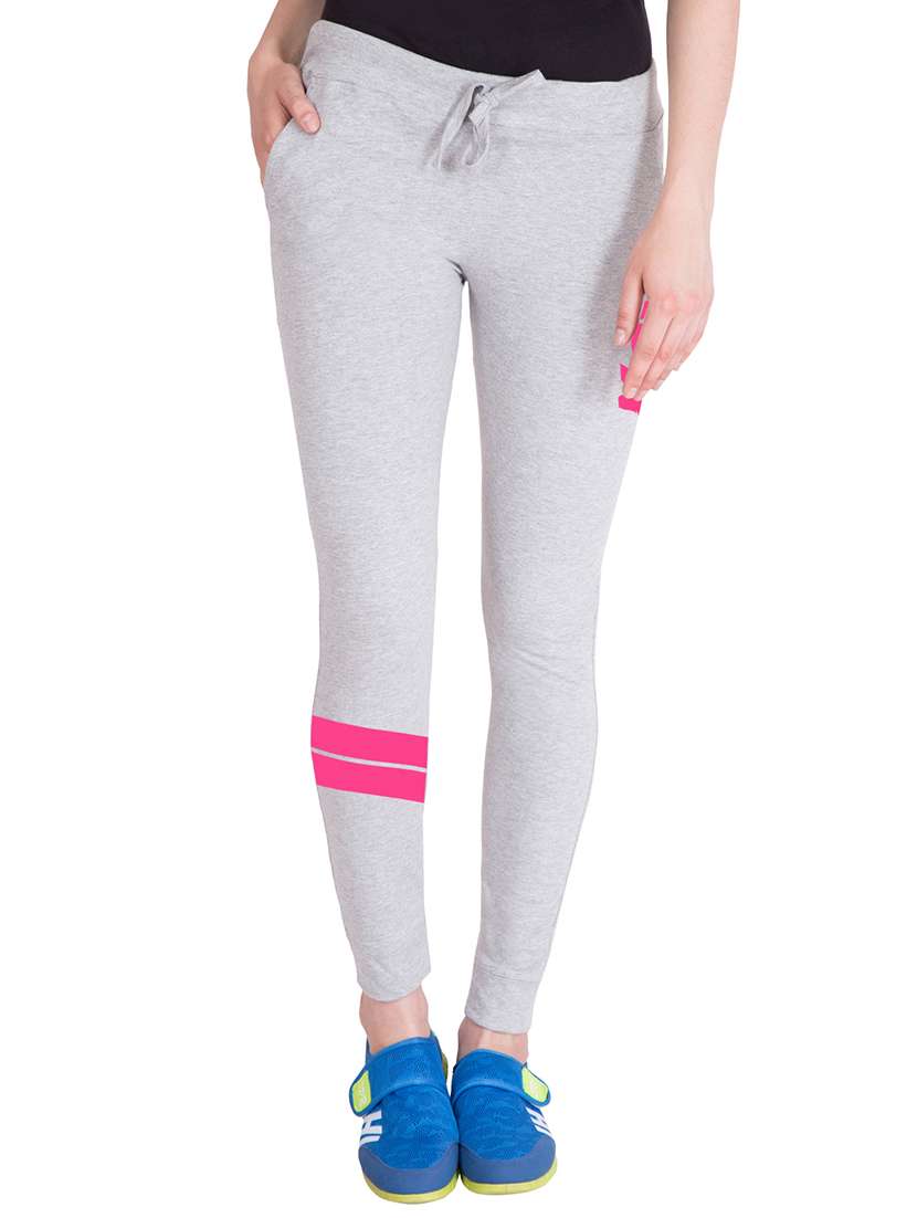 grey cotton track pants