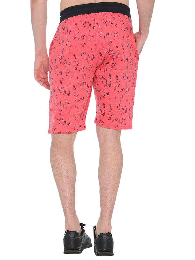 red cotton blend shorts - 14880085 - Standard Image - 2